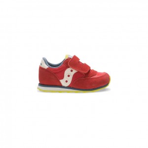 Big Gyerek Saucony Jazz Hook & Loop Sportcipő Piros | HUNGARY PLVNS