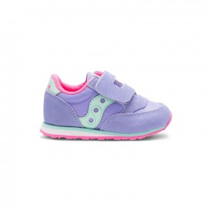 Little Gyerek Saucony Baby Jazz Hook & Loop Sportcipő Lila | HUNGARY UOCBK