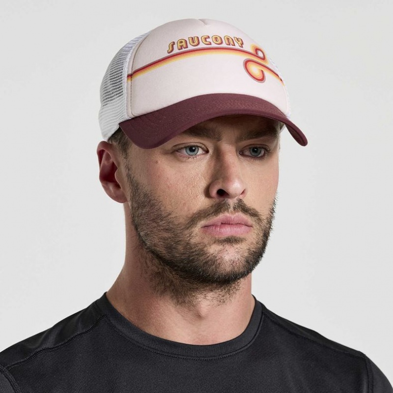 Férfi Saucony Foamie Trucker Sapka Fehér | HUNGARY AXPKD