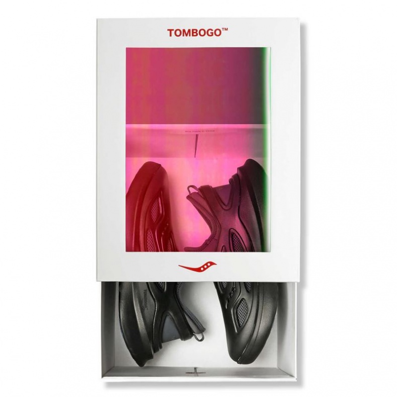 Férfi Saucony TOMBOGO™ x Butterfly Sportcipő Fekete | HUNGARY KVGNU