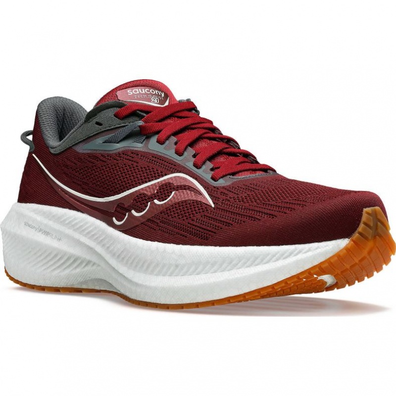 Férfi Saucony Triumph 21 Futócipő Piros | HUNGARY XTZMF