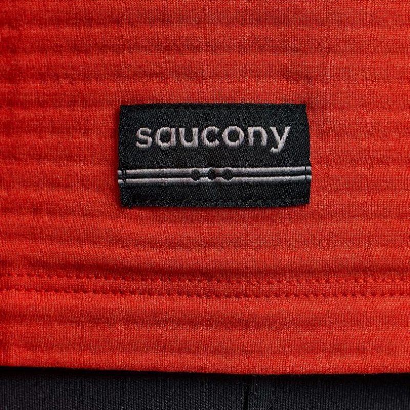 Férfi Saucony Triumph 3D Crew Pulóver Narancssárga | HUNGARY PTFZU