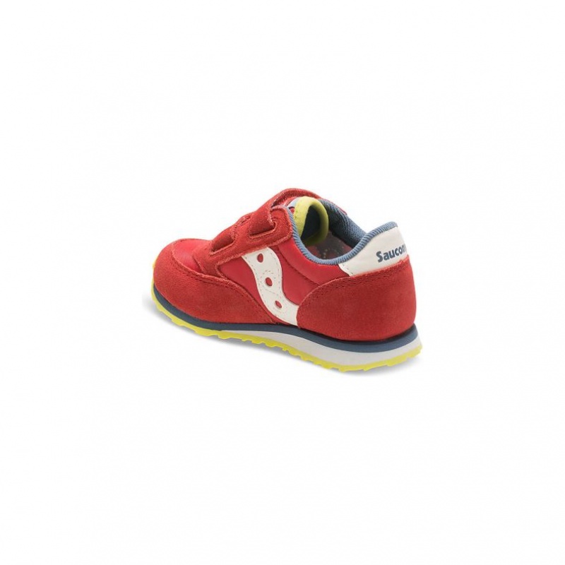 Little Gyerek Saucony Baby Jazz Hook & Loop Sportcipő Piros | HUNGARY BAFCV