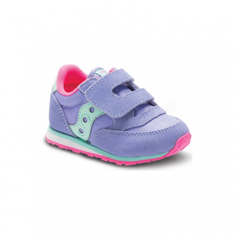 Little Gyerek Saucony Baby Jazz Hook & Loop Sportcipő Lila | HUNGARY UOCBK