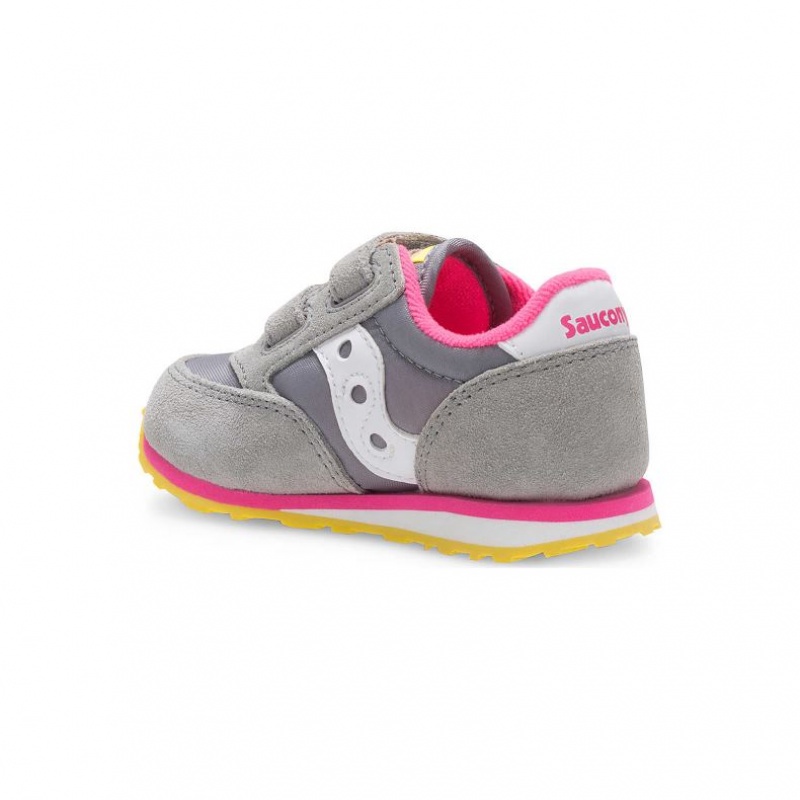 Little Gyerek Saucony Baby Jazz Hook & Loop Sportcipő Szürke | HUNGARY GMKLO