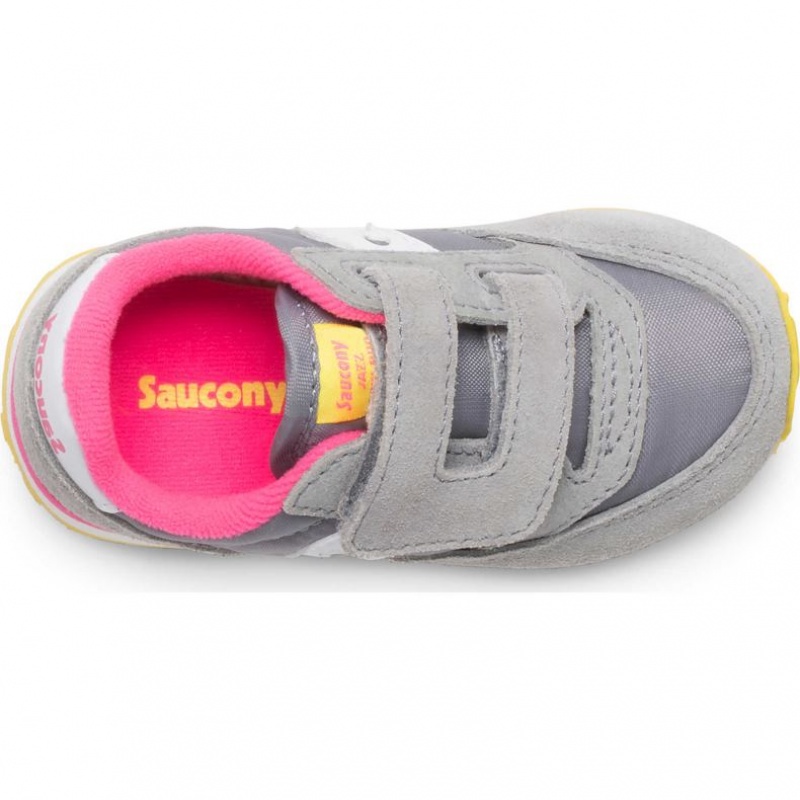 Little Gyerek Saucony Baby Jazz Hook & Loop Sportcipő Szürke | HUNGARY GMKLO