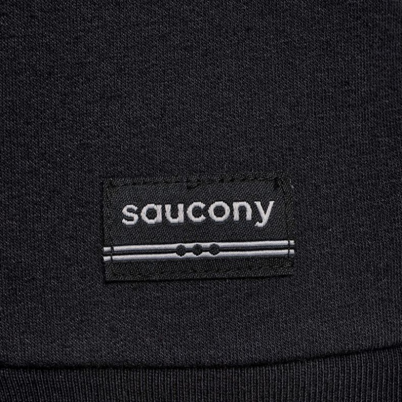 Női Saucony Recovery Zip Tunic Kapucnis Pulóver Fekete | HUNGARY QBUVP