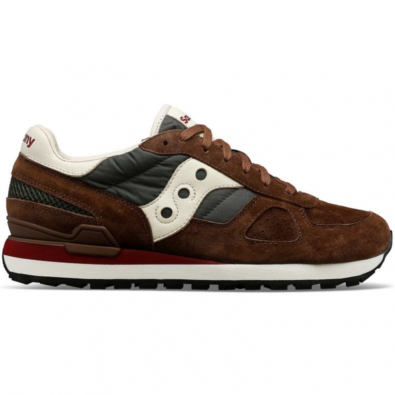 Női Saucony Shadow Original Premium Sportcipő Barna Zöld | HUNGARY QJCMU