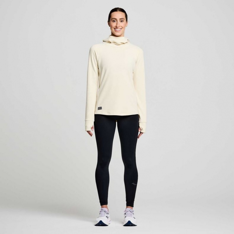 Női Saucony Triumph Tunic Kapucnis Pulóver Bézs | HUNGARY LXGVS